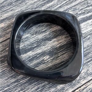 Resin Bangle in Black